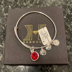 Alex & Ani Ruby Charm Bracelet